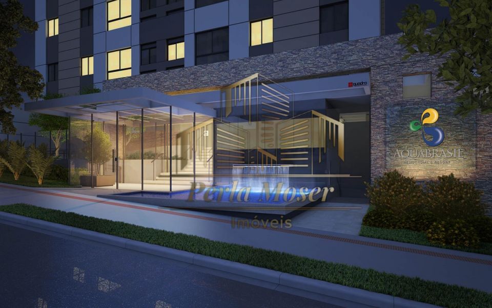 Apartamento com 2 dormitórios no Edifício  AQUABRASIL